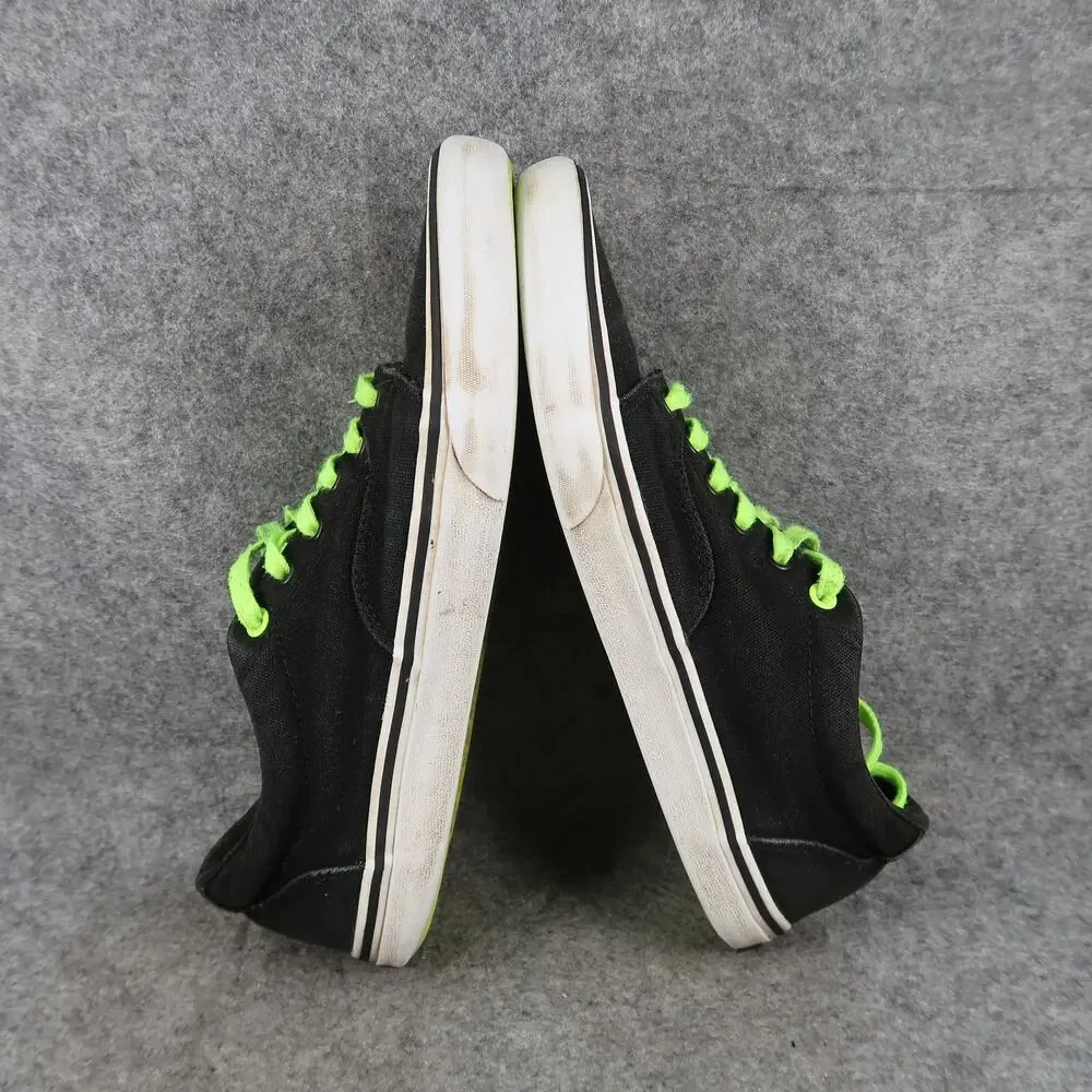 Vans Shoes Mens 9.5 Sneakers Era Skate Canvas Black Green Casual Active Trainers